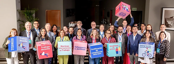 Integrantes del Grupo Tripartito Promotor del Mecanismo Regional para el Reconocimiento Mutuo de Certificación de Competencias Laborales.