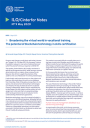 Broadening the virtual world in vocational training. The potential of blockchain technology in skills certification. ILO/Cinterfor Notes  Nº 9 - 2020